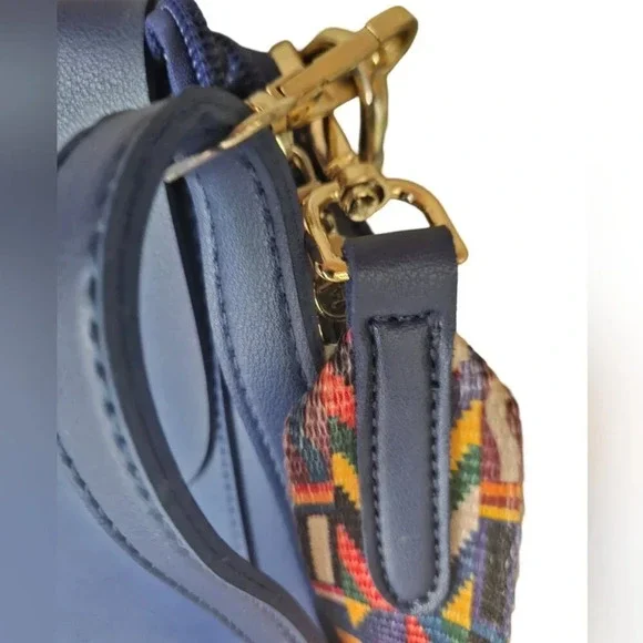 B. lush  by Passion Vegan Leather Shoulder Bag with Double Strap/ Lanyard - Picture 6 of 14